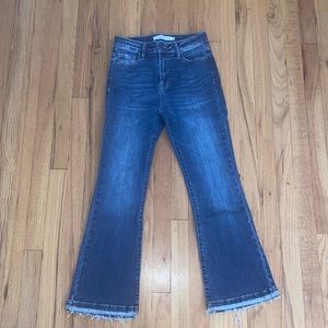 Hidden flare jeans